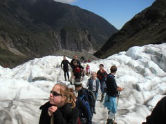 Our glacier hiking group