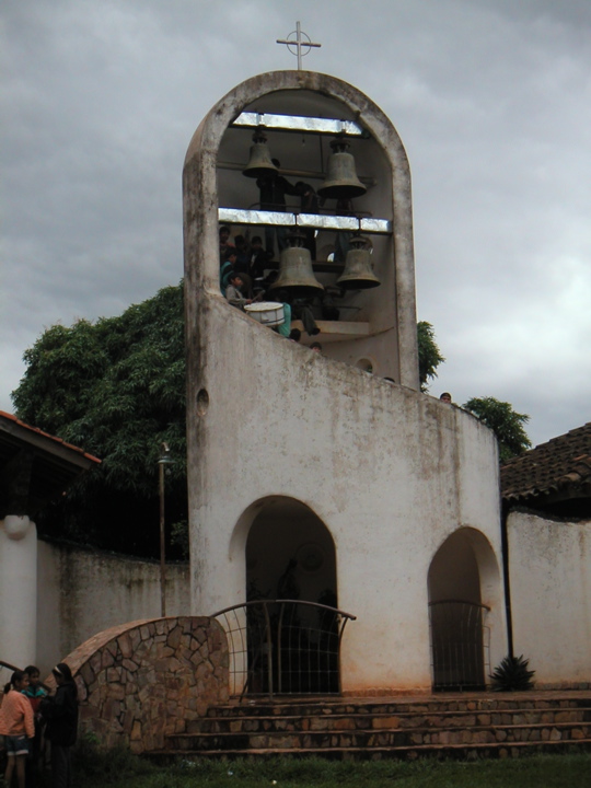 After the concert a whole bunch of students played percussion in the bell tower!