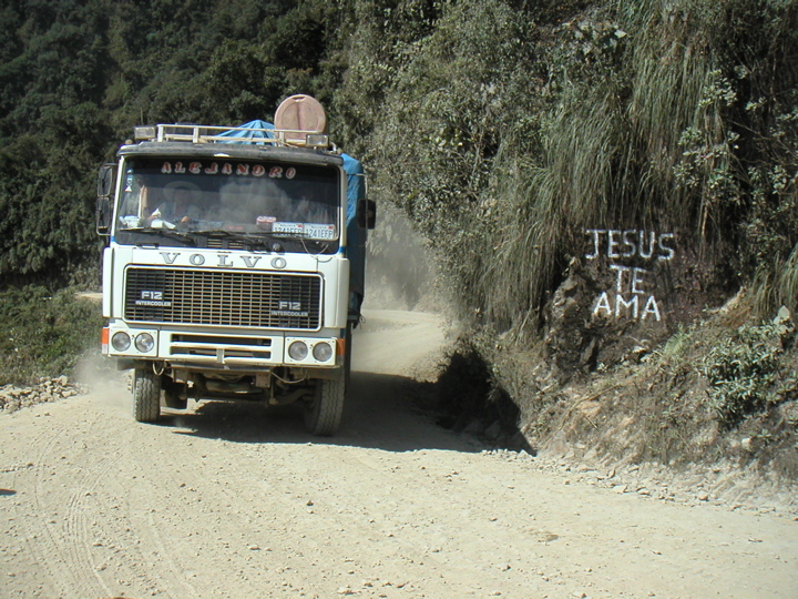 Jesus (and this belching truck) apparently love you.