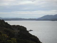This is the view from a lookout point on Ulva Island.