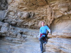 There was also tons of cool geology to see along the way.  I had already learned enough in my intro Geo class to appreciate some of it.  I think these funny rocks are called "pillow lavas"... but don't quote me on that.