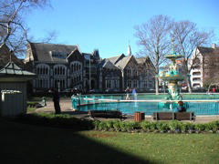 A fountain in the Botanical Gardens, which sadly I didn't have time to really visit.  But I mention it for Elana's benefit.